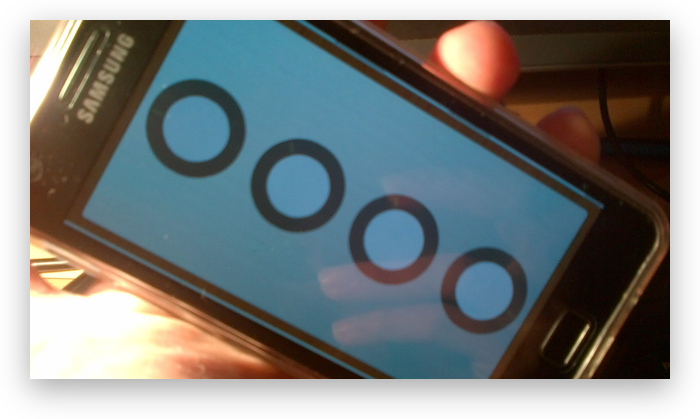 OSCream runnnig on Android Galaxy S2